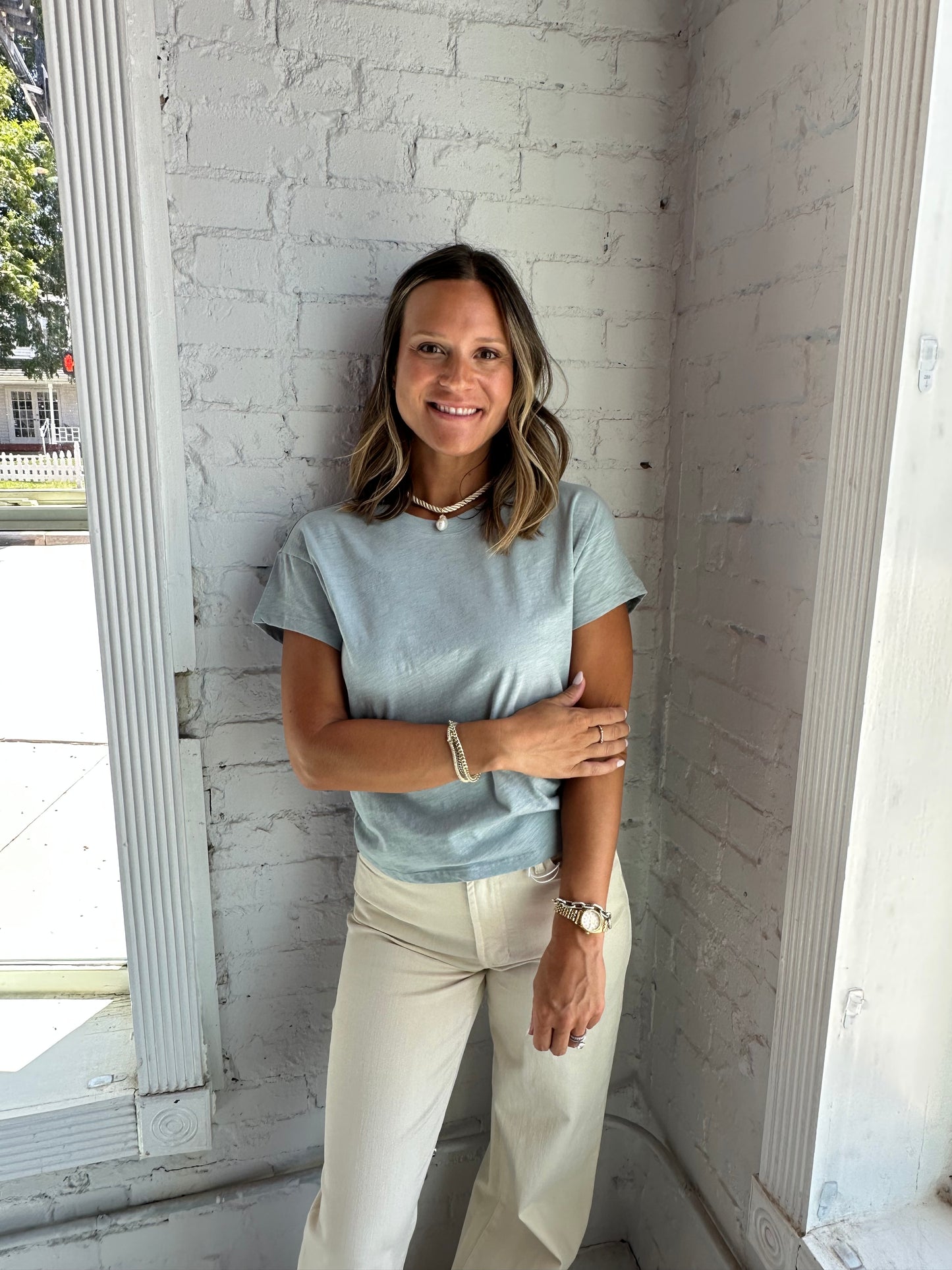 Modern Slub Tee Clearwater