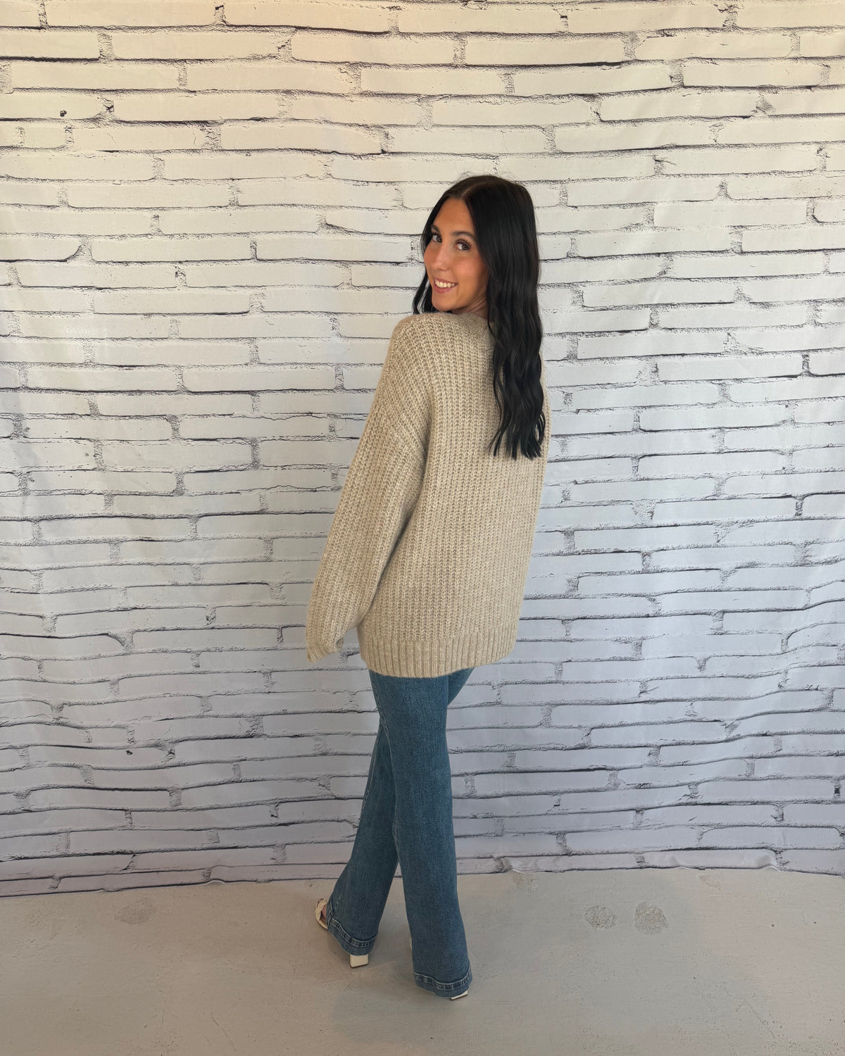 Whitmore Cardigan Light Khaki