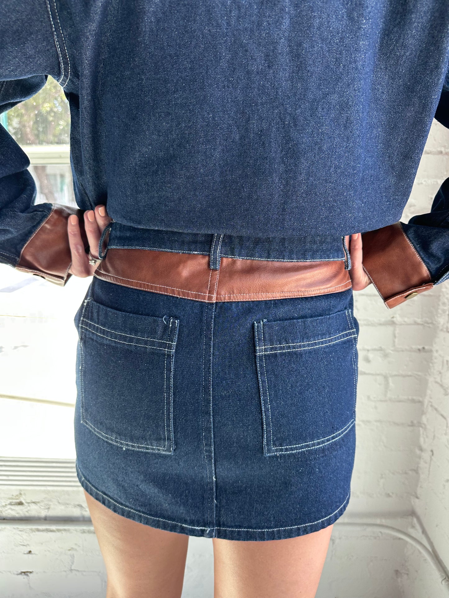 Corbin Denim Mini Skirt