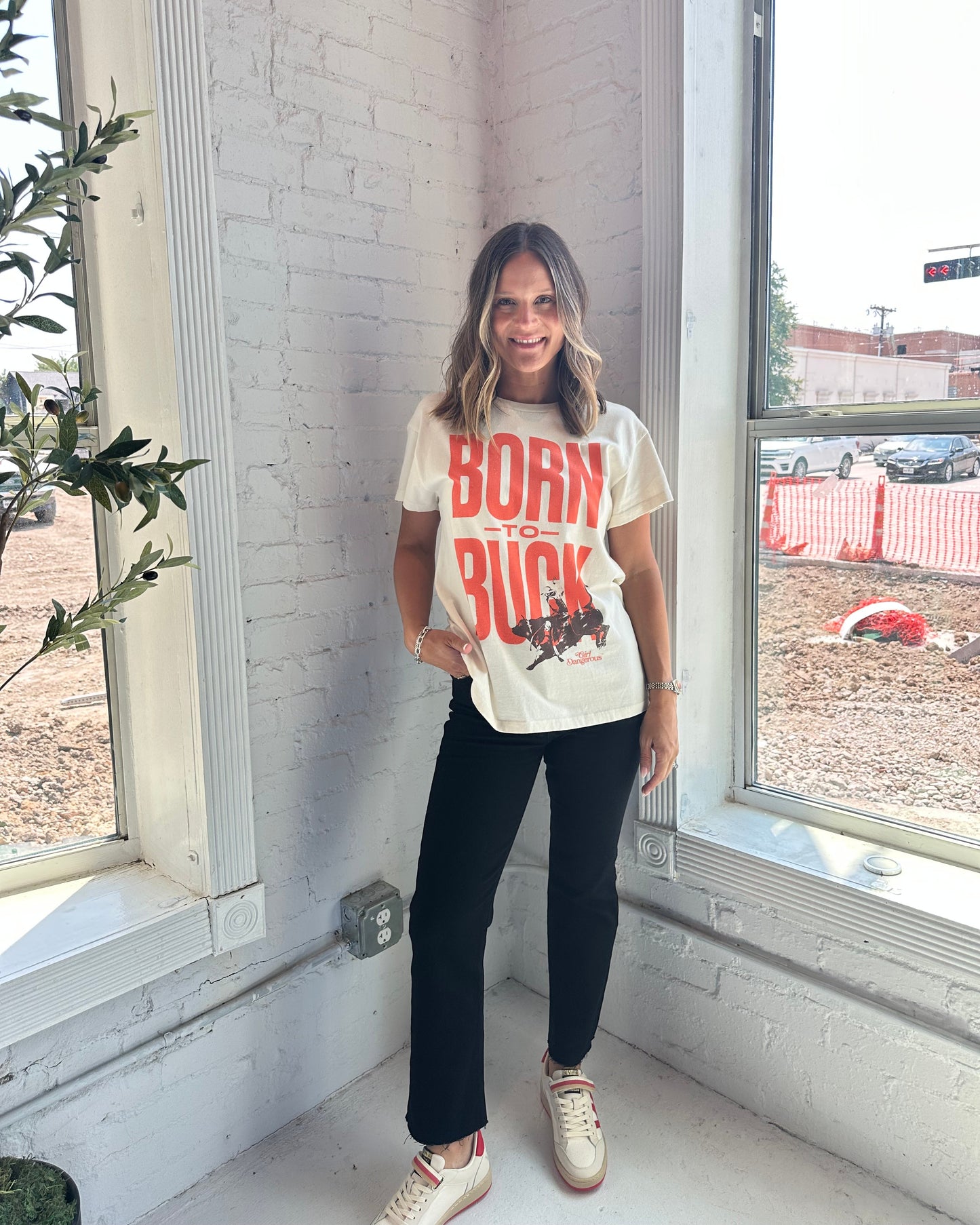 Shy Girl High Rise Crop Flare Jean After Party