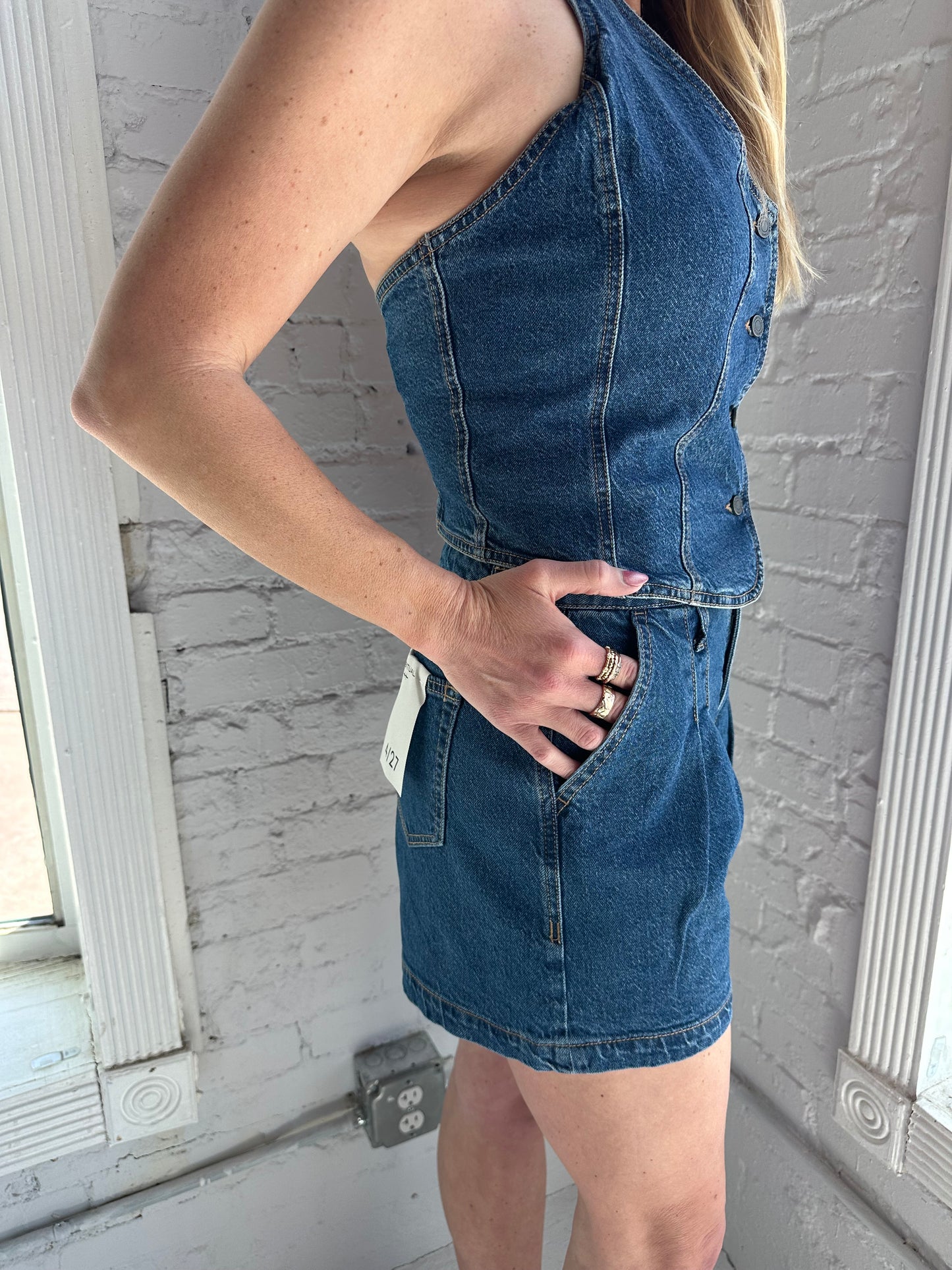 Double Waistband Short Lagoon
