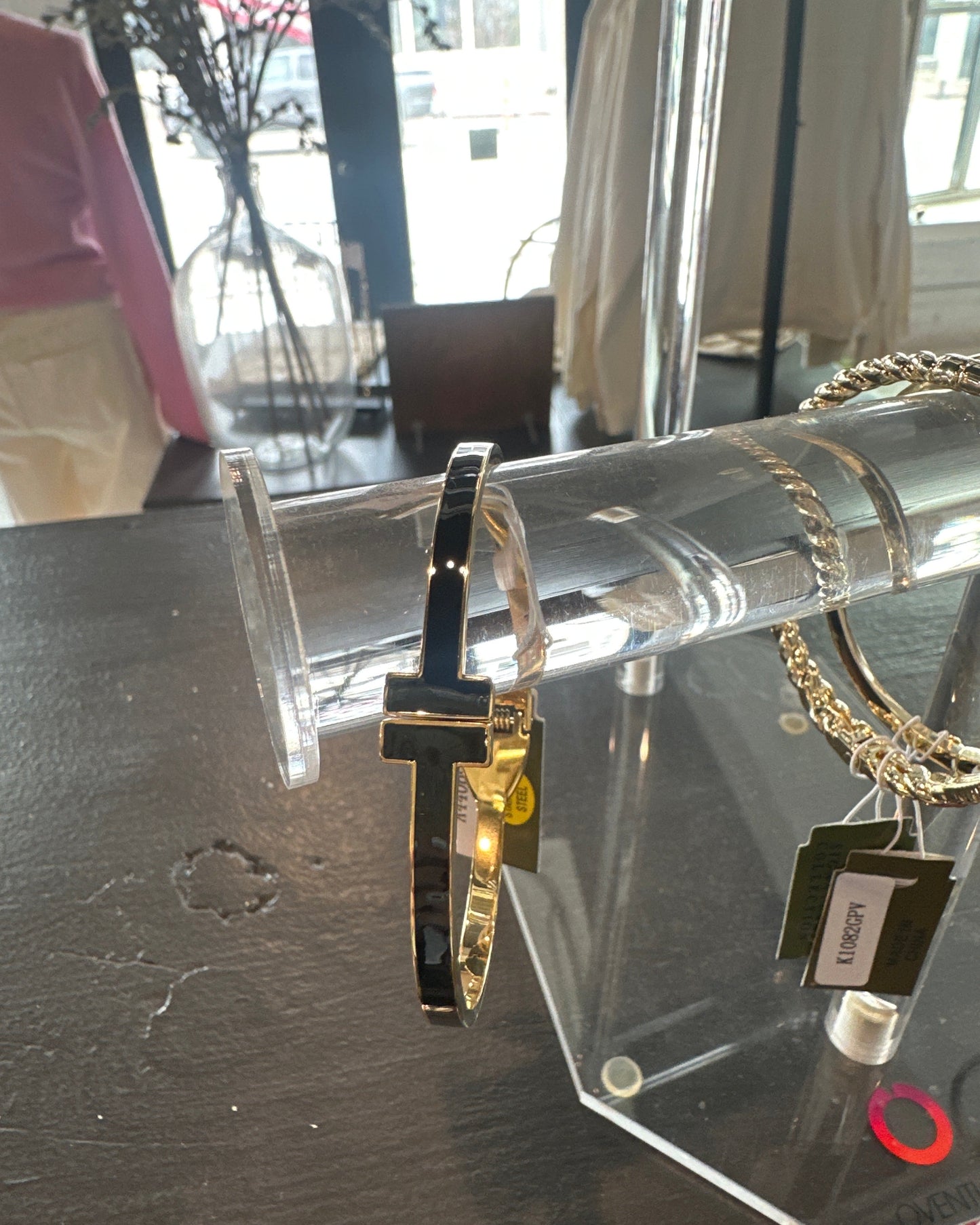 Steel Gold. + Black. Bracelet