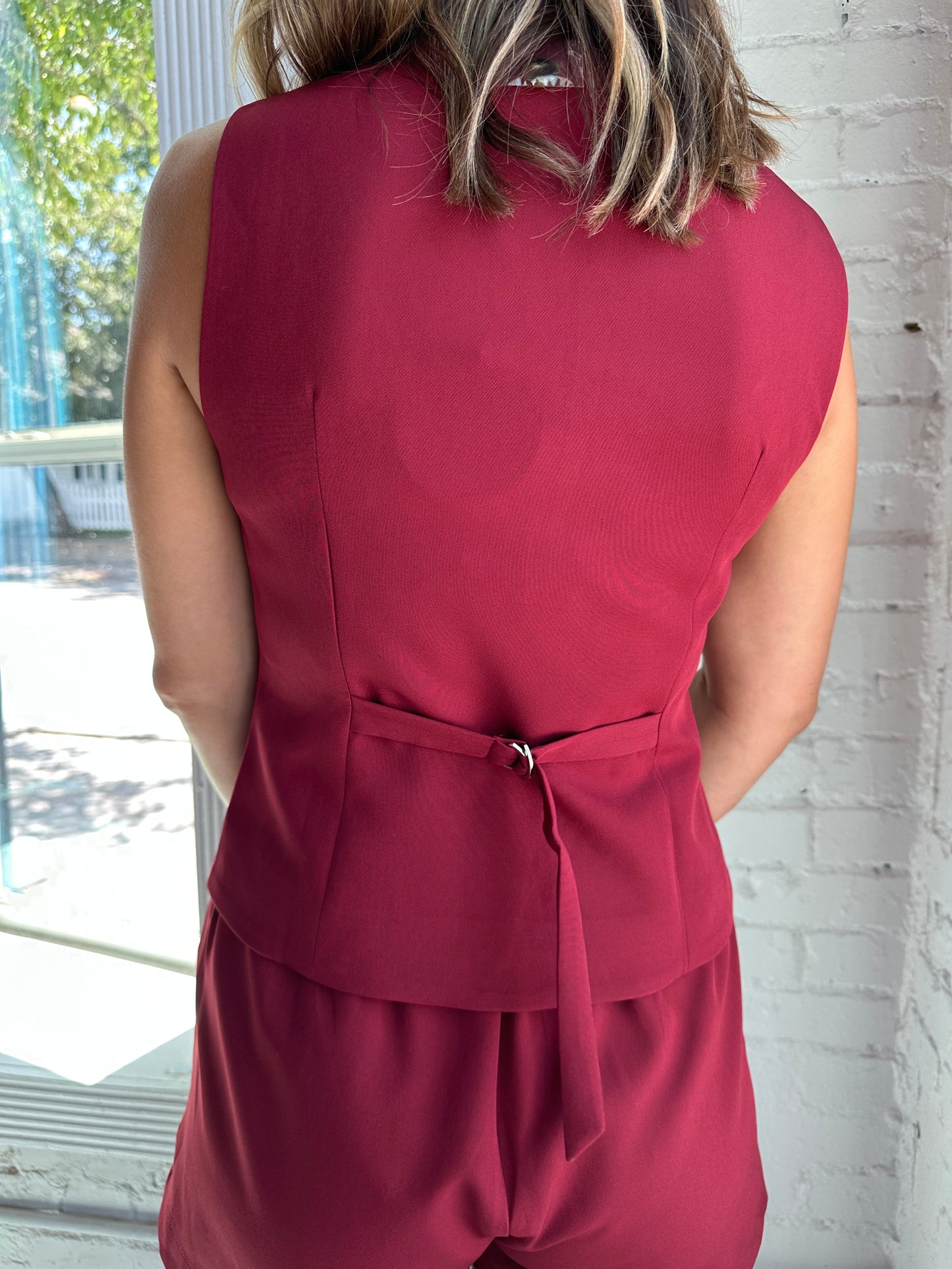 Mandy Button Vest