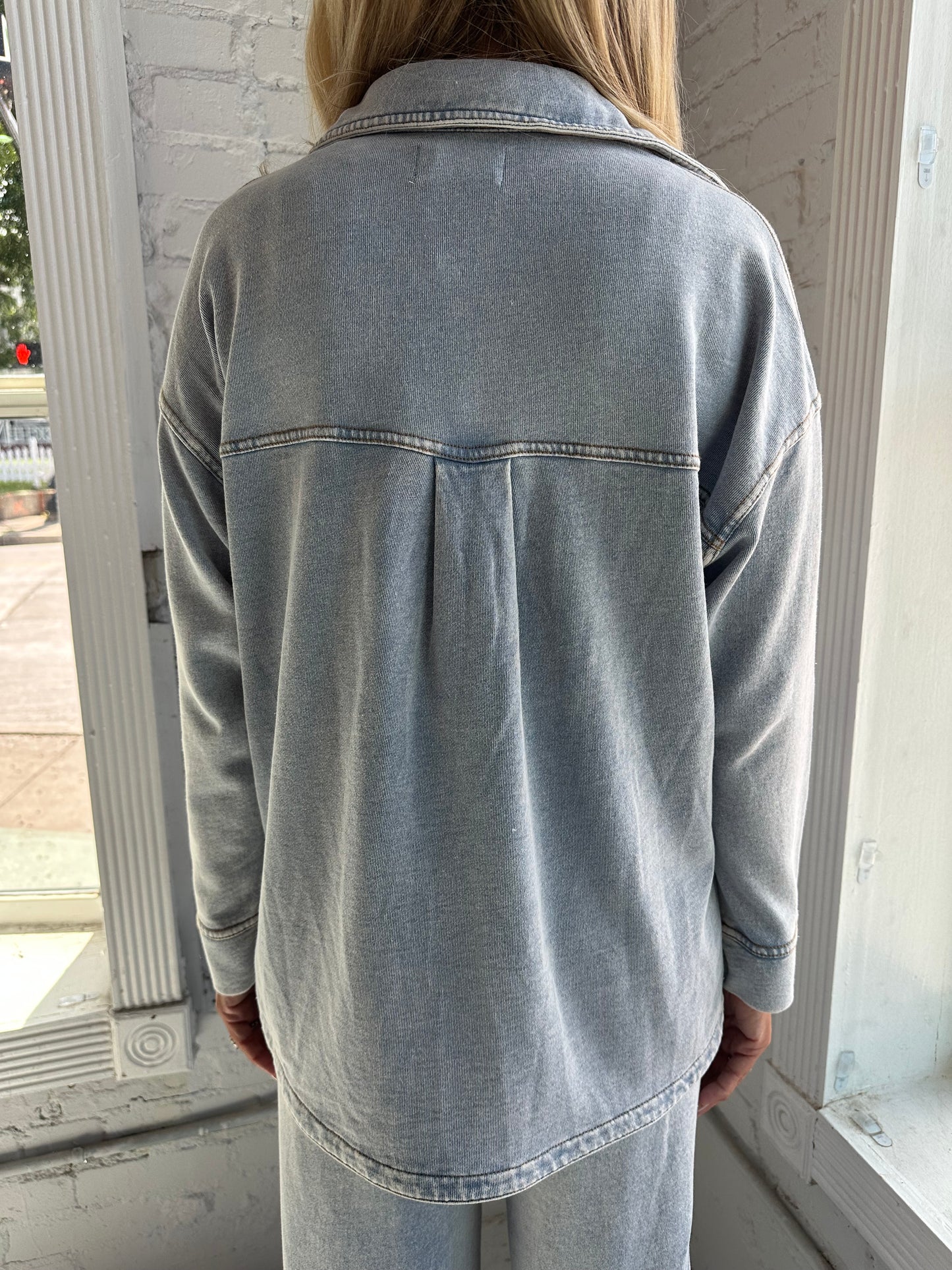 All Day Knit Denim Jacket