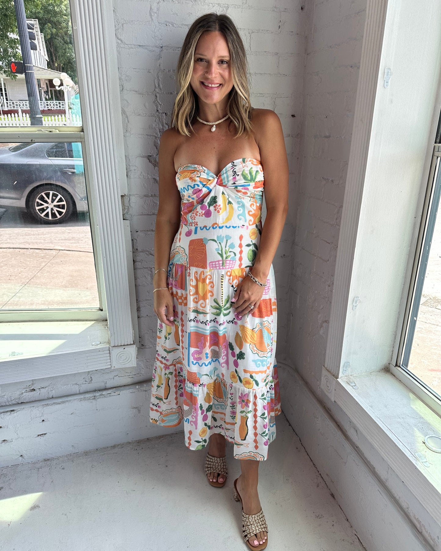 Amaya Papaya Dress