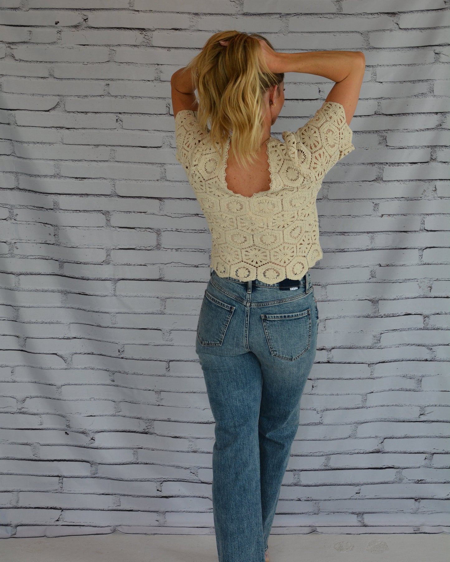 Raquel Lace Top Natural