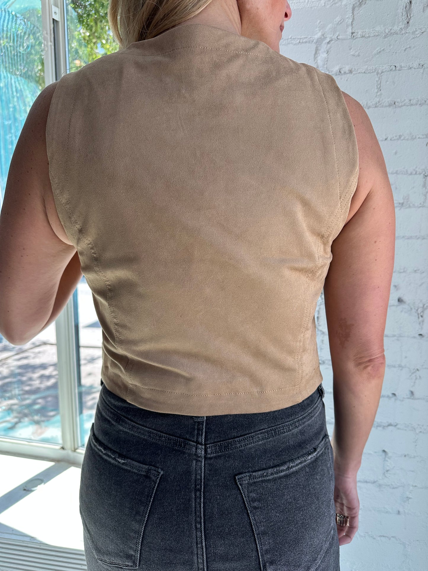 Drea Vest Toffee