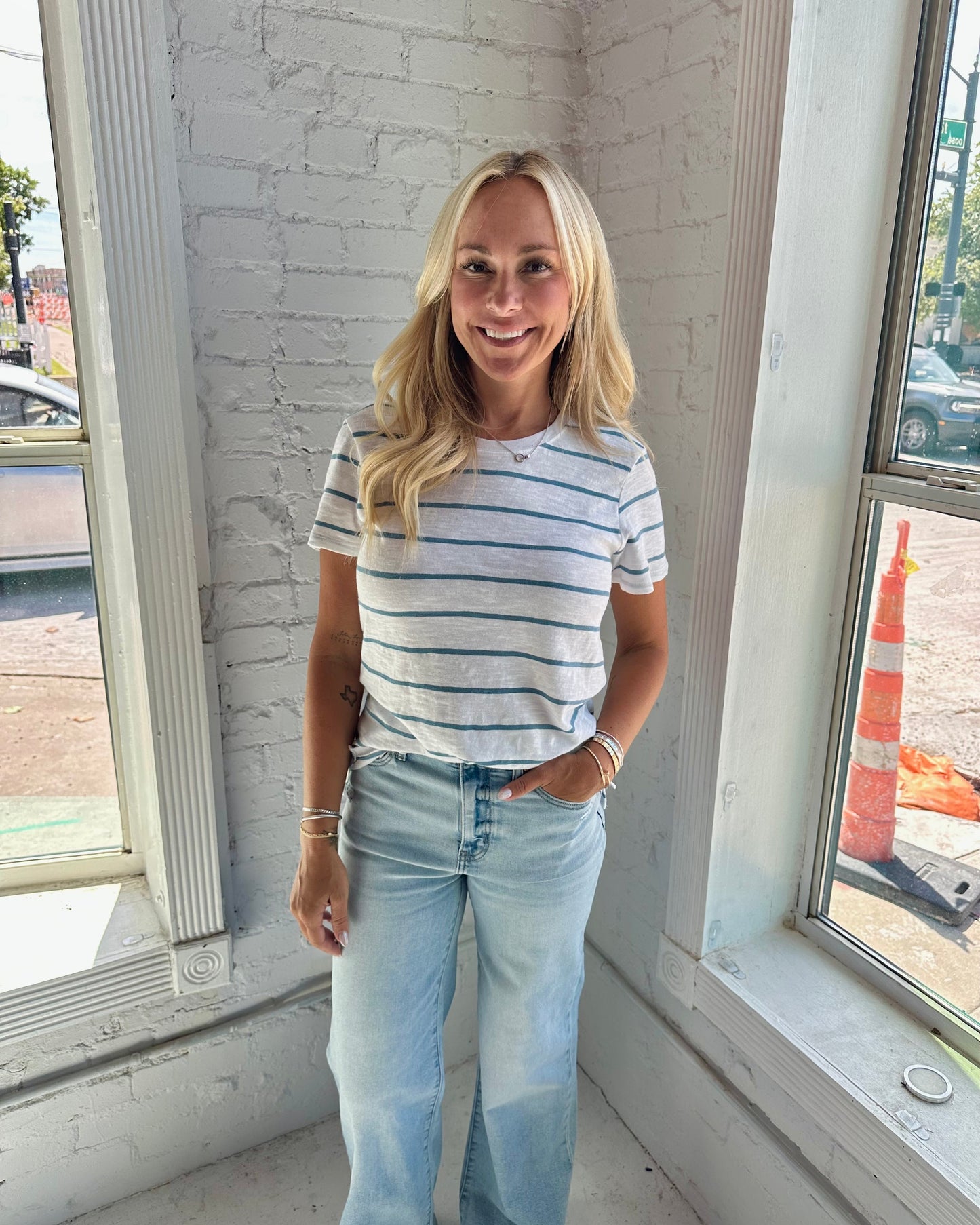 Foundation Premium Striped Tee