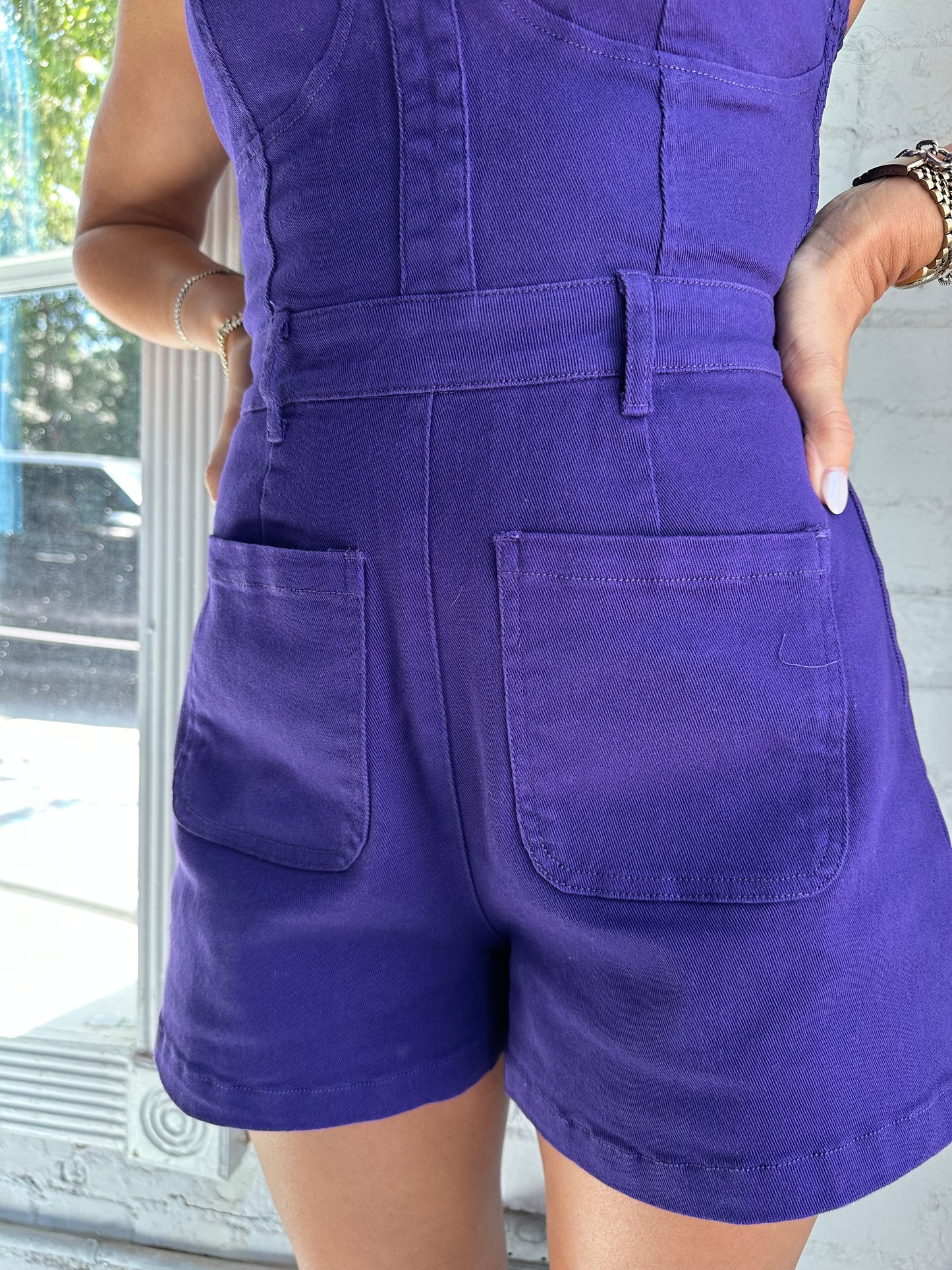Belle Denim Tube Romper