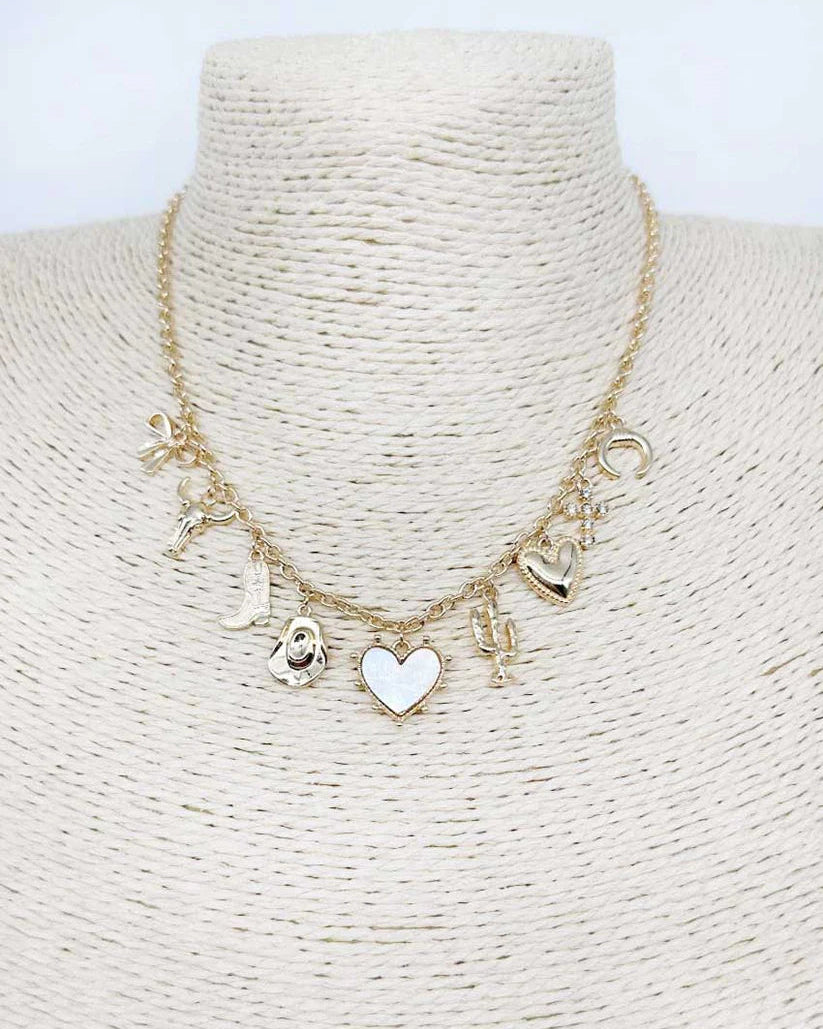 Cowboy Hat/ Western Necklace