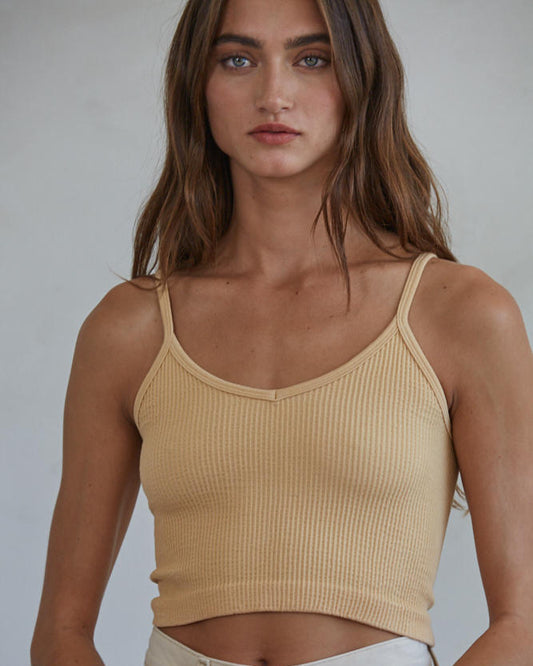Essential Modal Ribbed Crop Cami