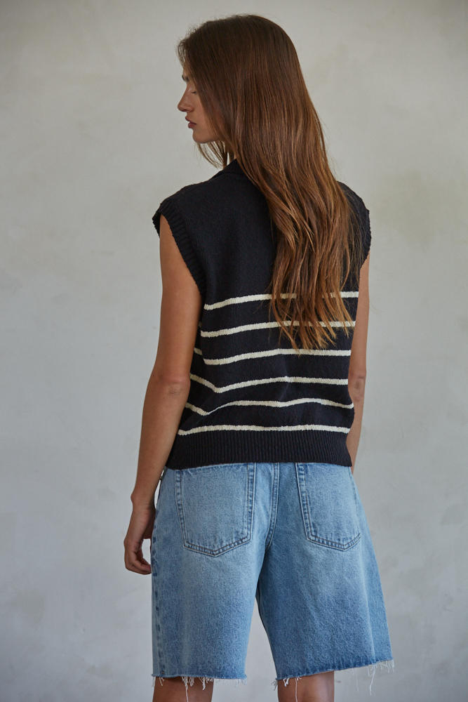 Weston Half Zip Vest Top