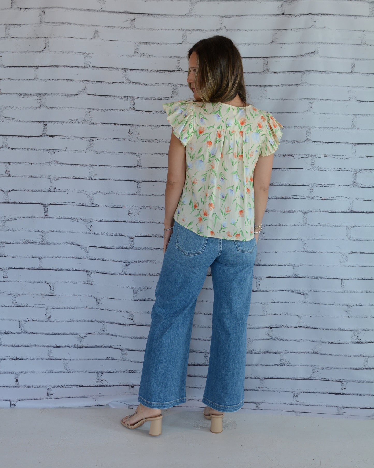 Wildflower Ruffle Blouse
