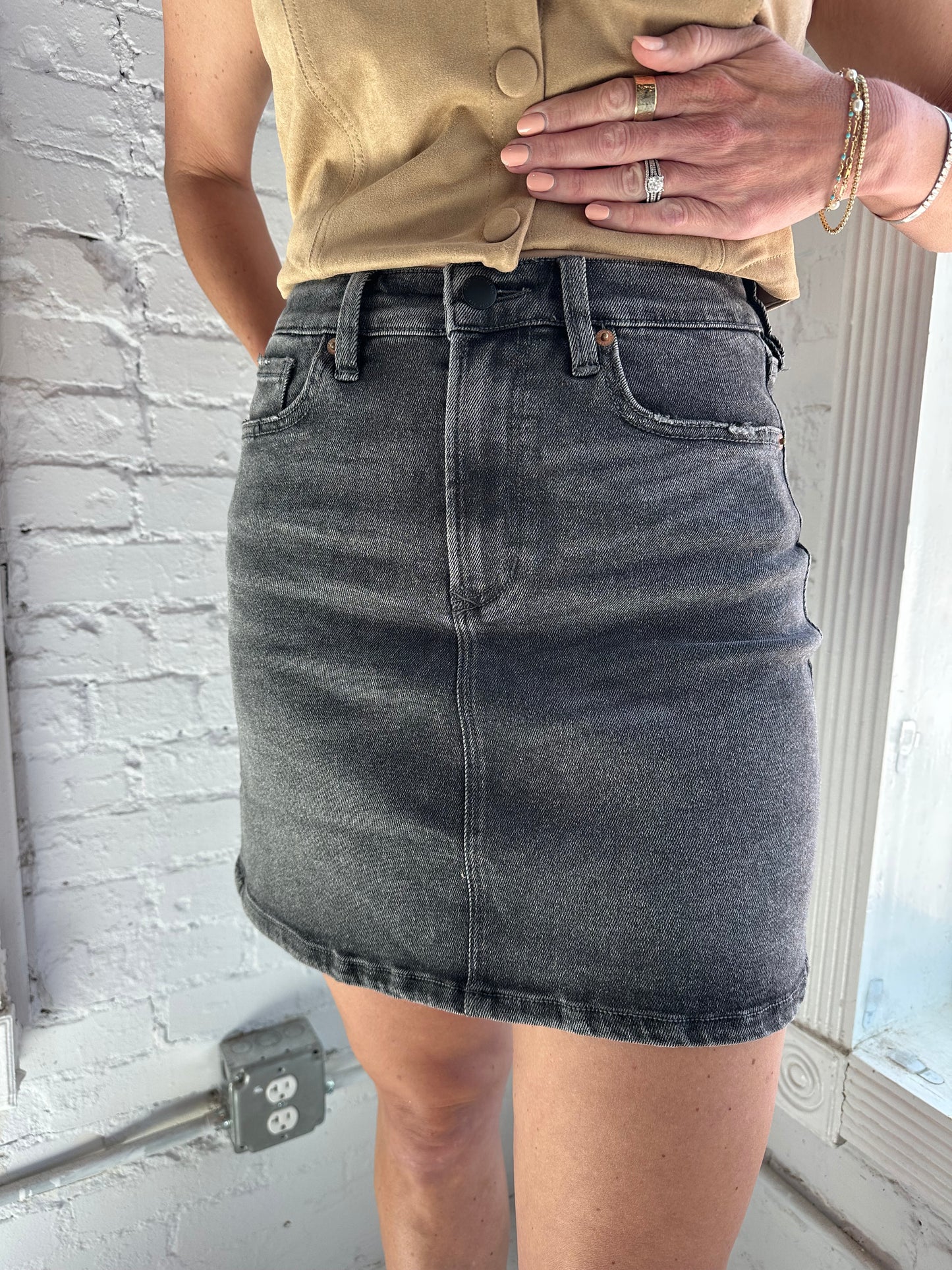 Quinn Denim Skirt Blackburn