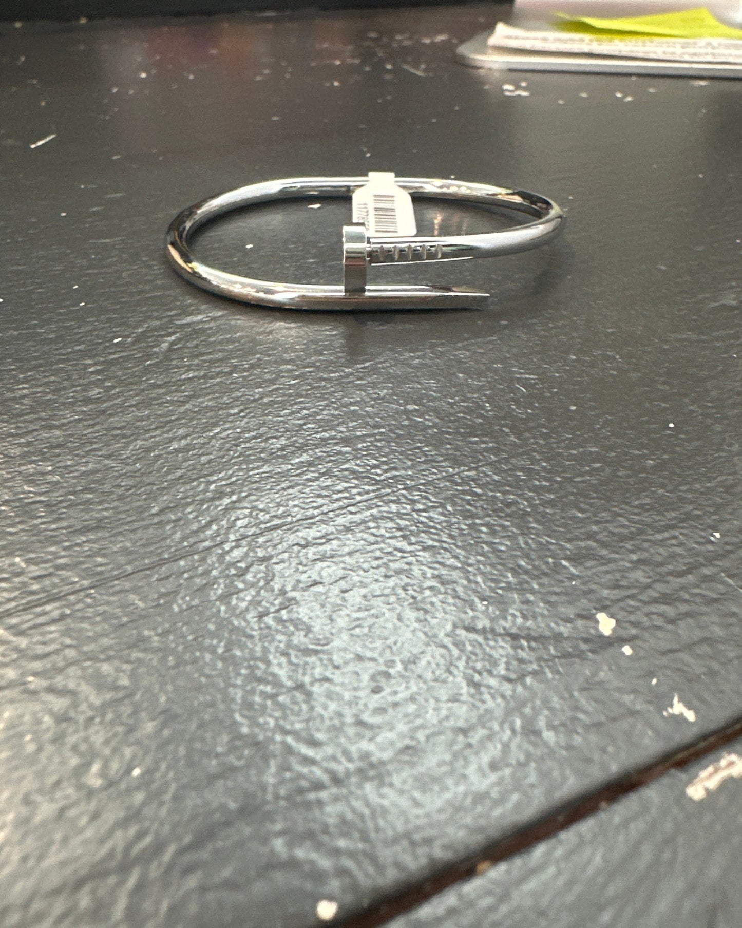 Silver Nail Bracelet