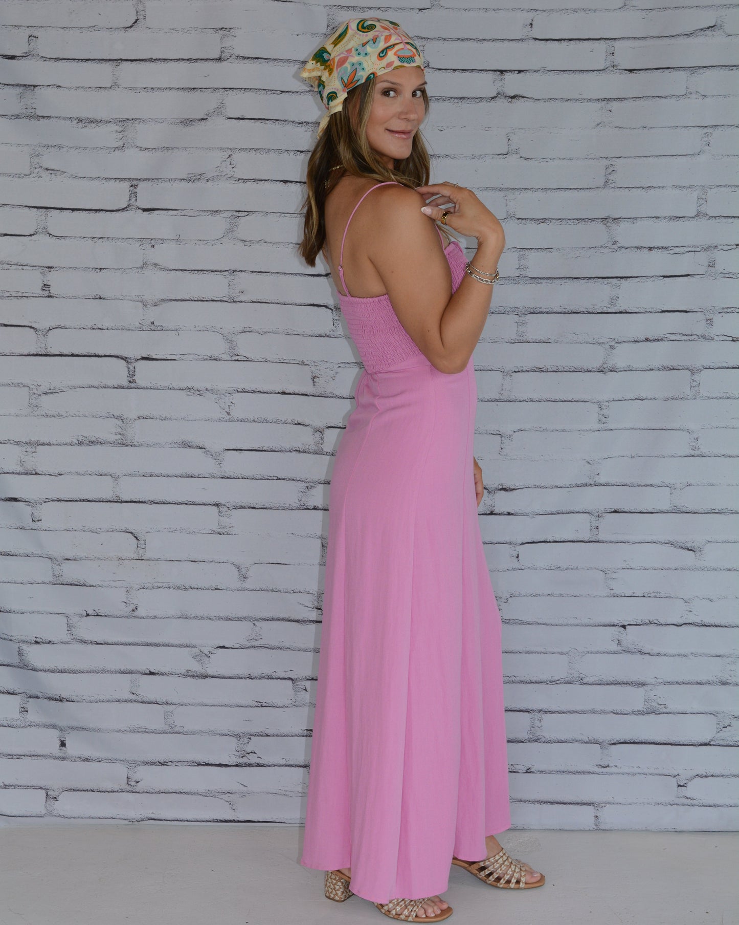 Granada Maxi Dress Spanish Rose