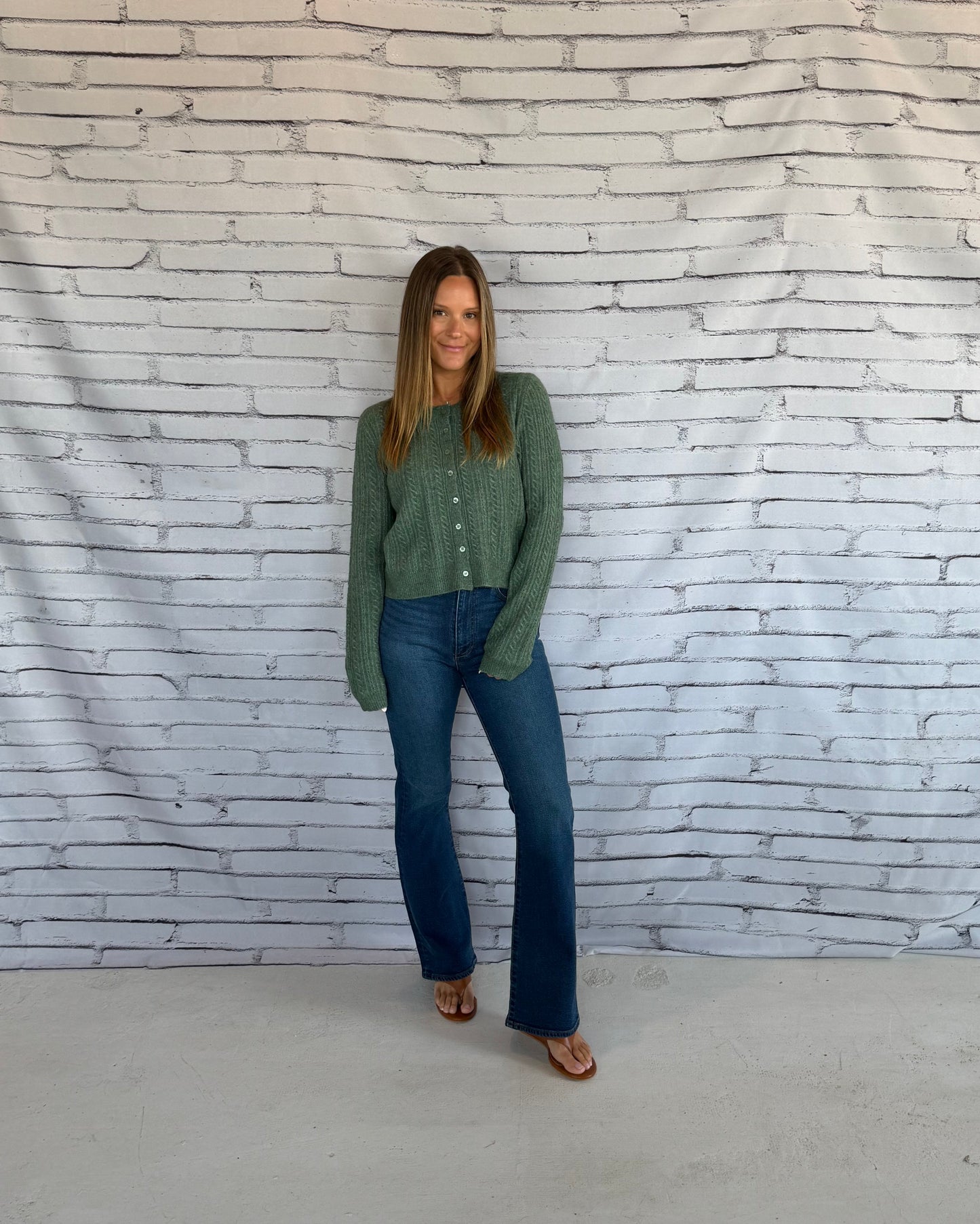 Medina Pointelle Cardigan