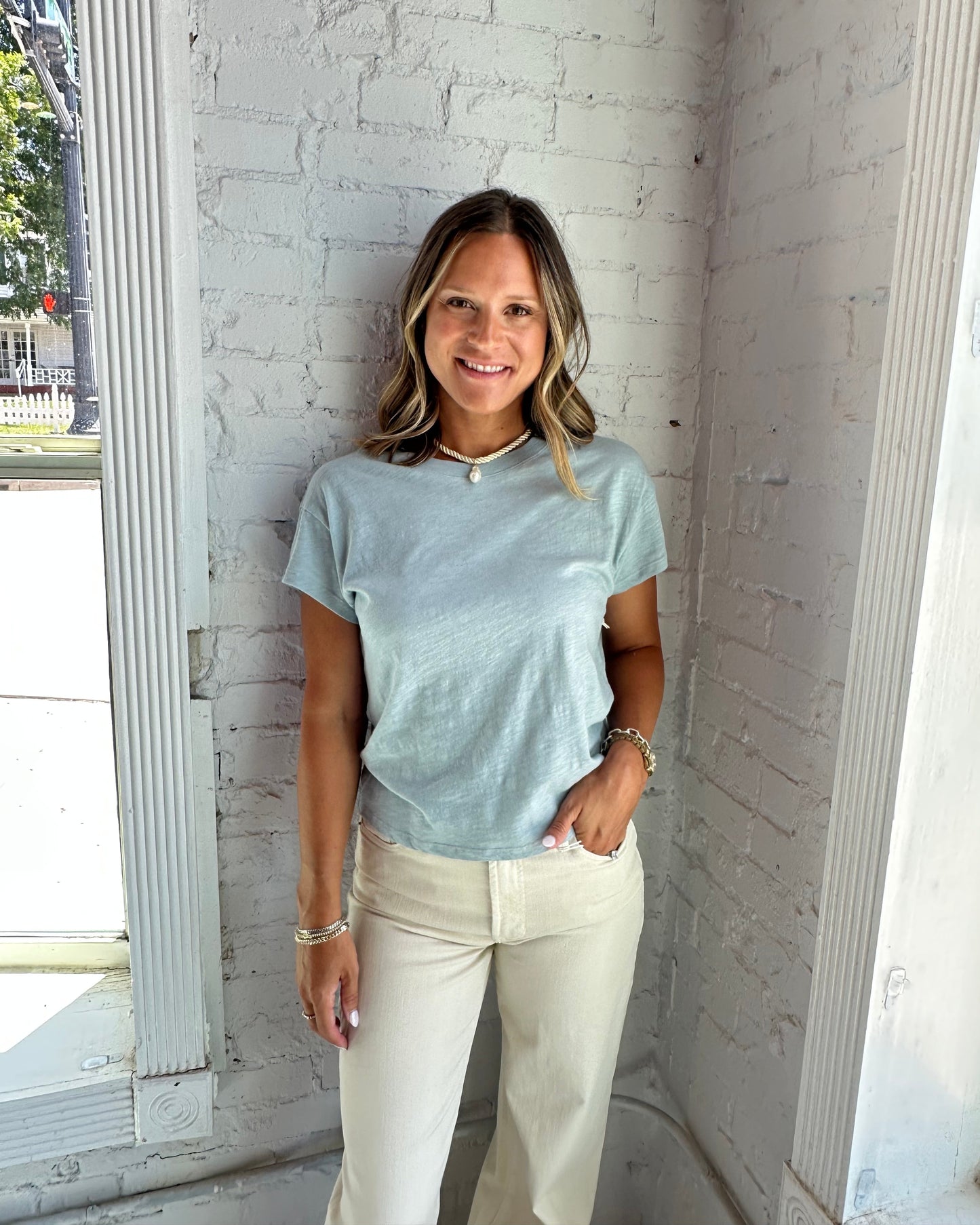 Modern Slub Tee Clearwater