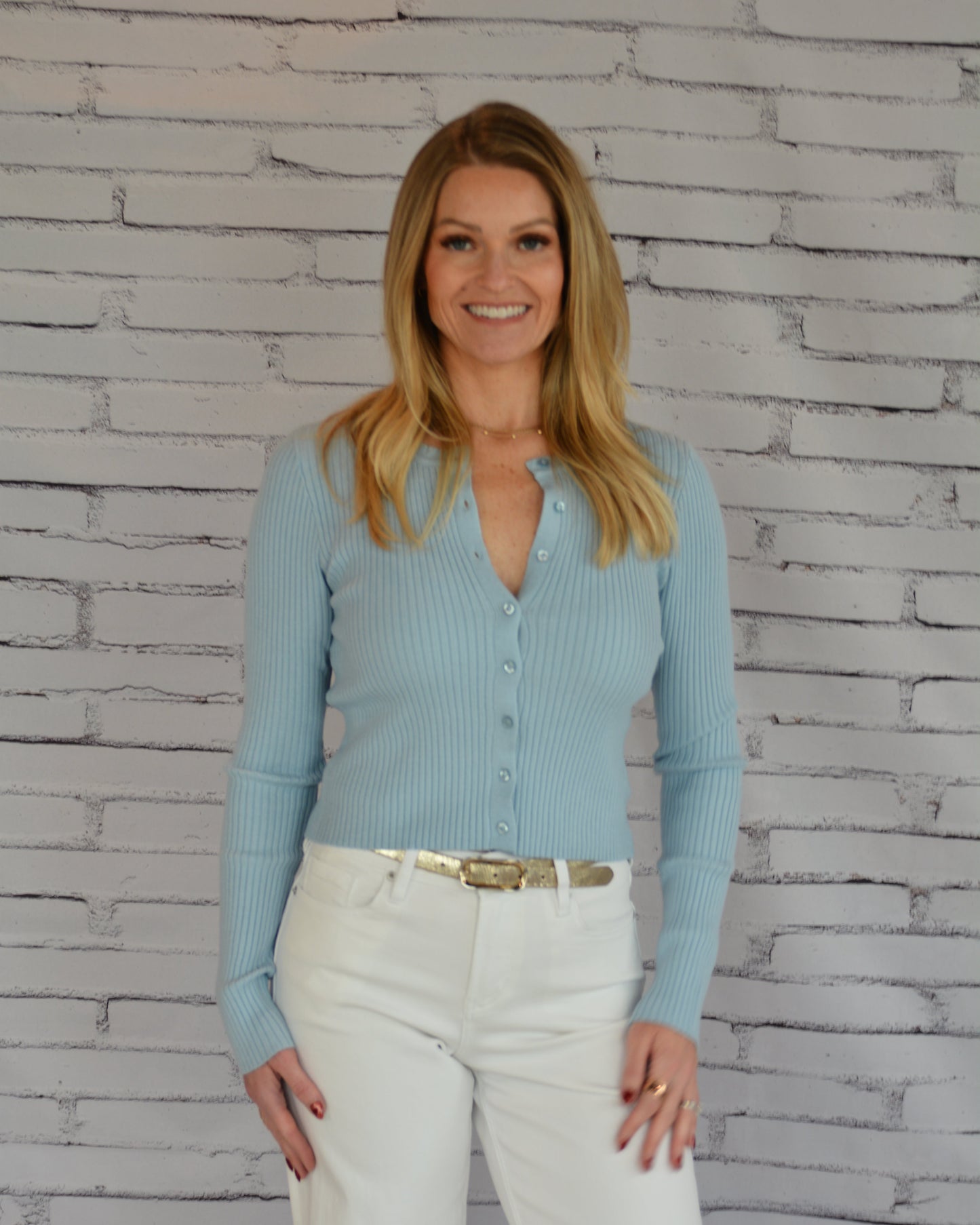 Patrice Rib Cardigan Coast