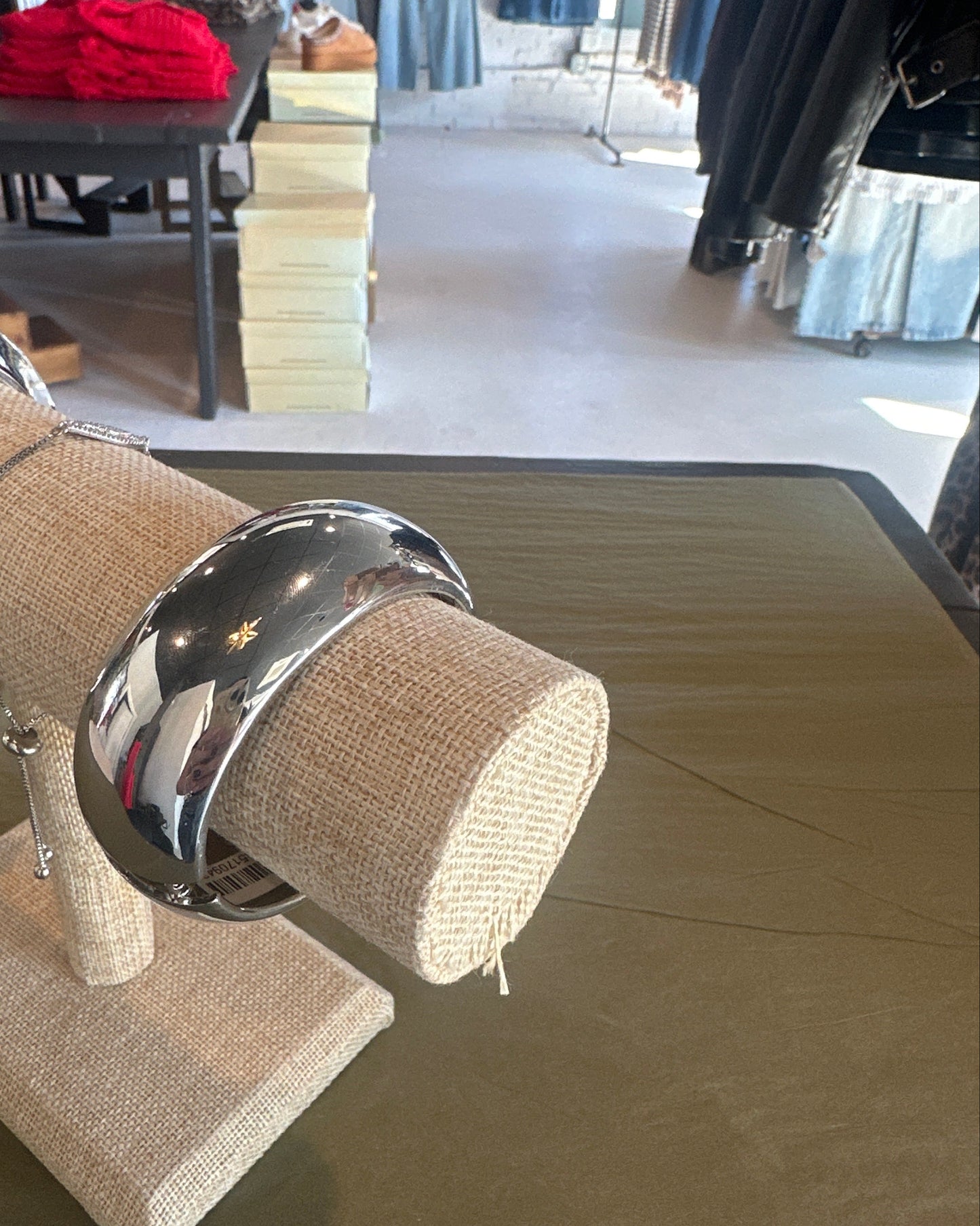 Silver Chunky Cuff Bracelet