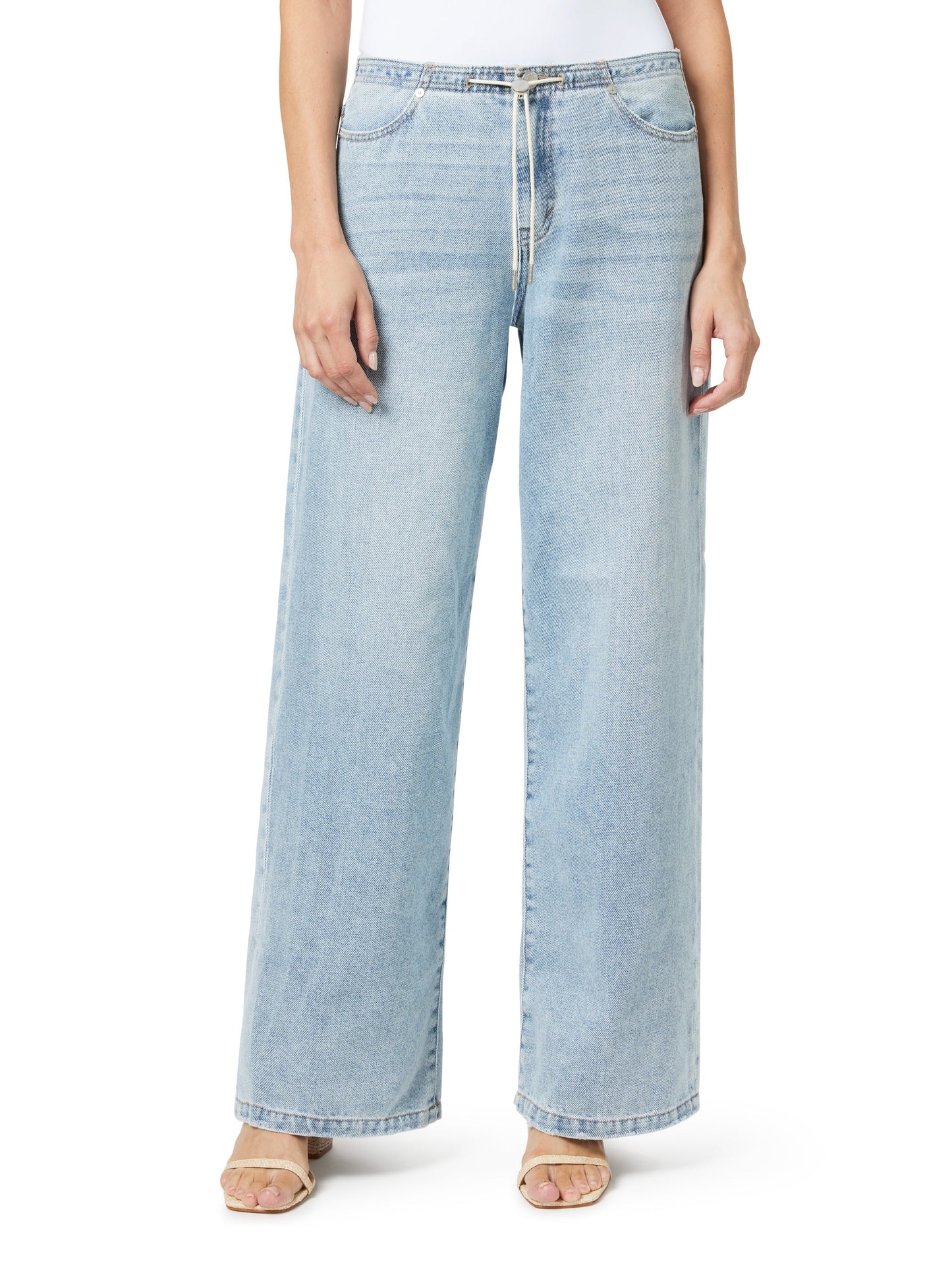 Jade Drawstring Wide Leg Jean