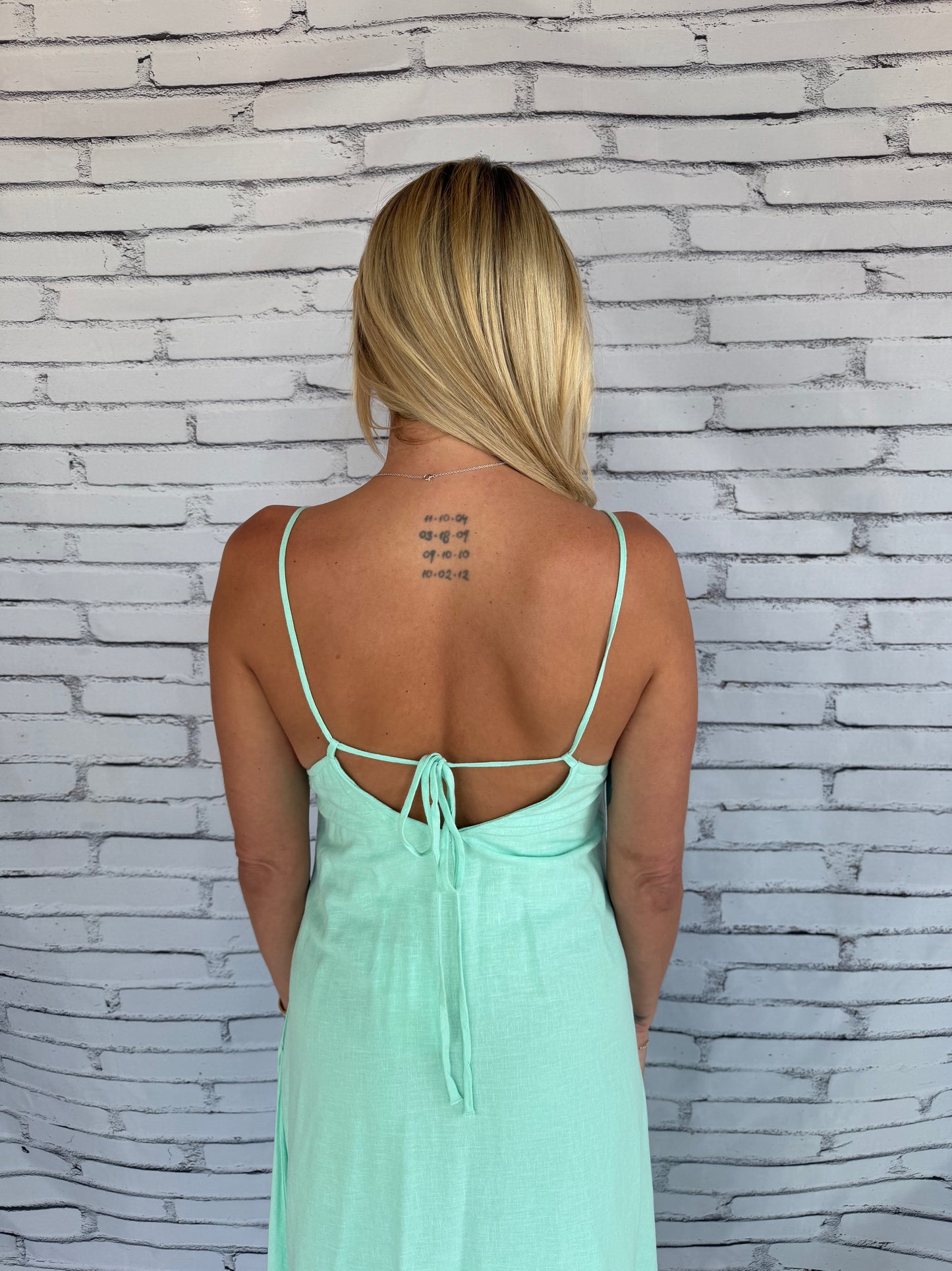 Mint Drift Dress