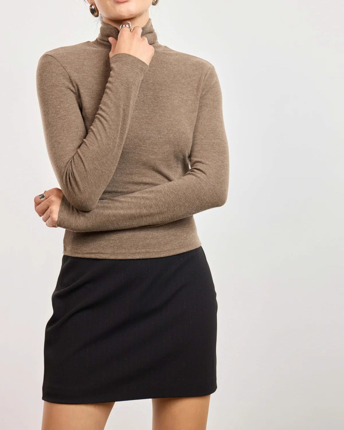 Pennie Turtleneck Taupe