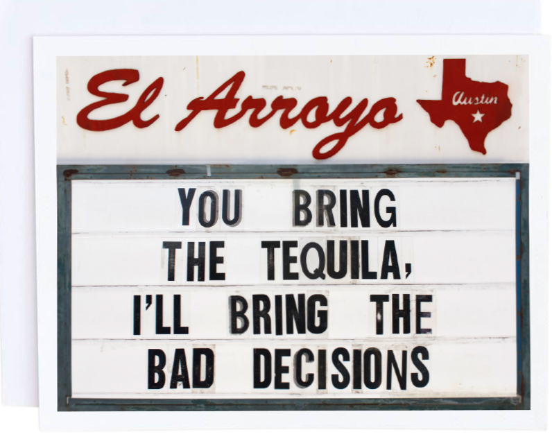 Bad Decisions Card