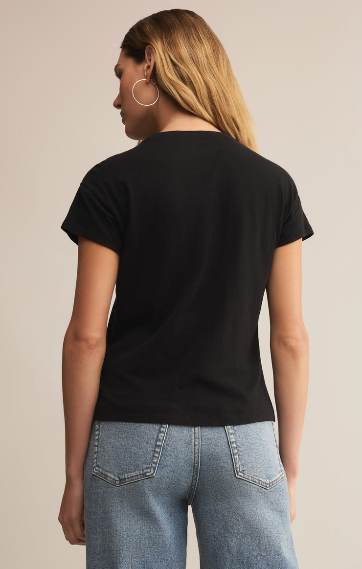 Modern Slub Tee Black