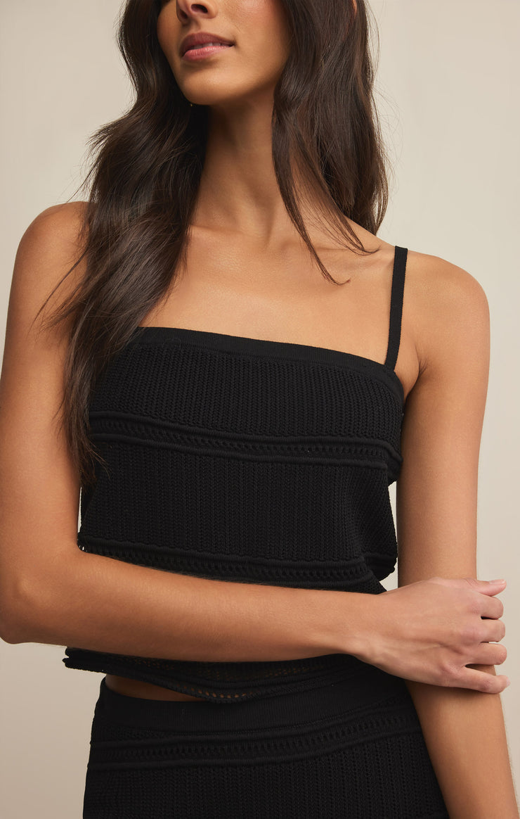Fernanda Cropped Crochet Top