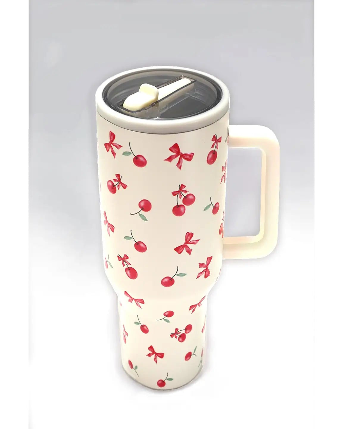 40 oz Tumbler Cherry Cream