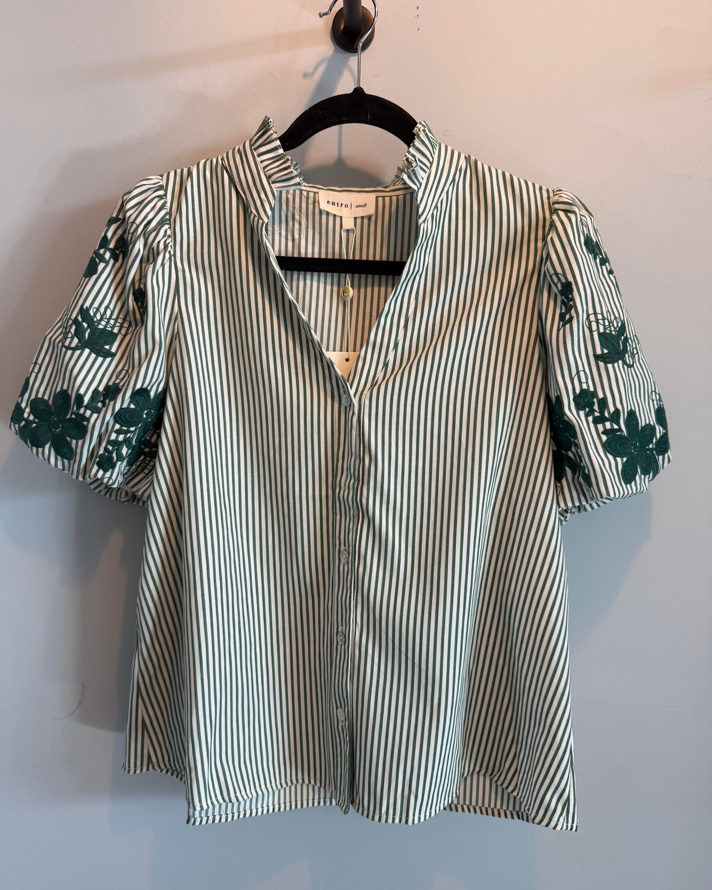 Gigi Floral Stripe Top