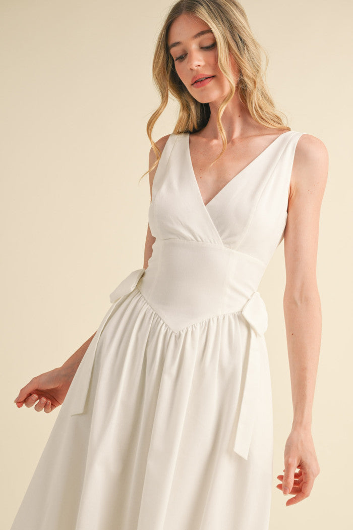 Kathryn Tie Wrap Dress