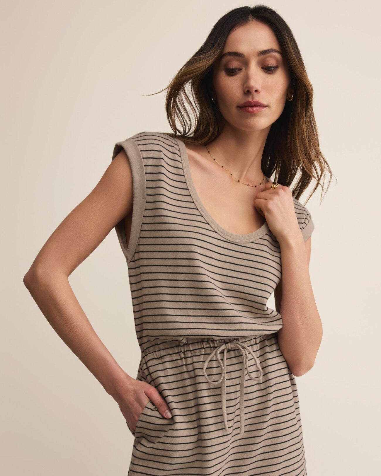 Dayshift Striped Midi Dress