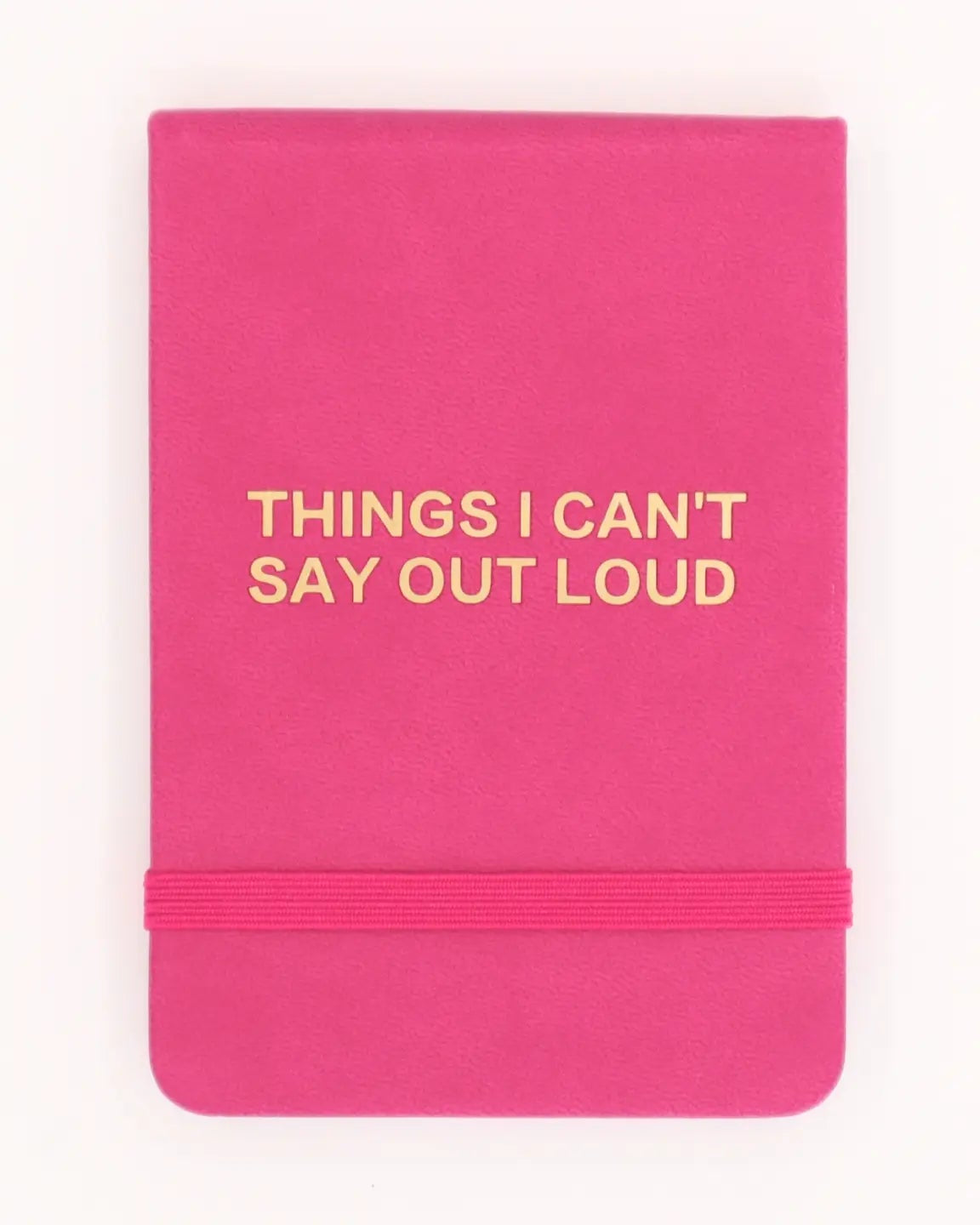 Leatherette Pocket Journal Things I Can't Say Out Loud