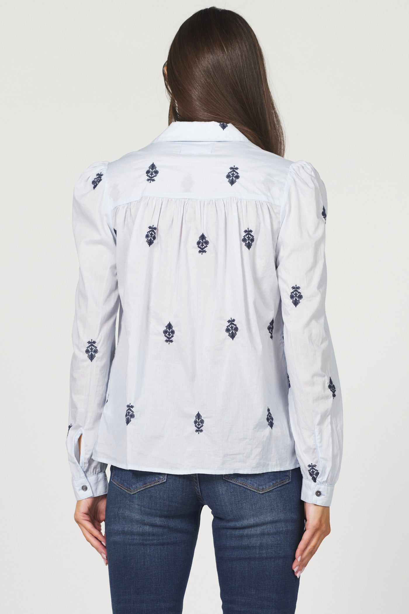 Nasrin Long Sleeve Embroidered Shirt