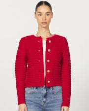 Cambria Cardigan Salsa