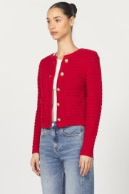 Cambria Cardigan Salsa