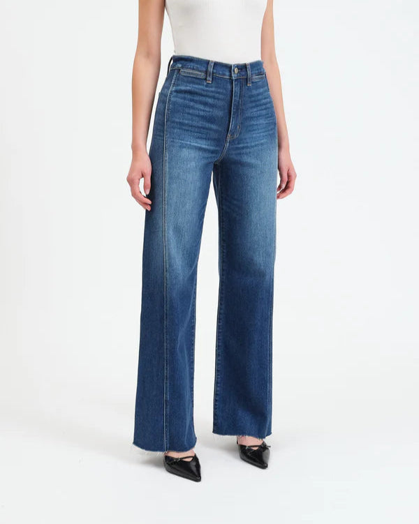 Far Out High Rise Wide Leg Waterfall