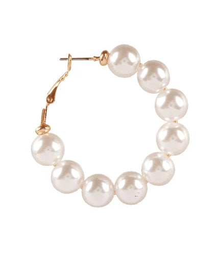 Gold and Pearl Earrings