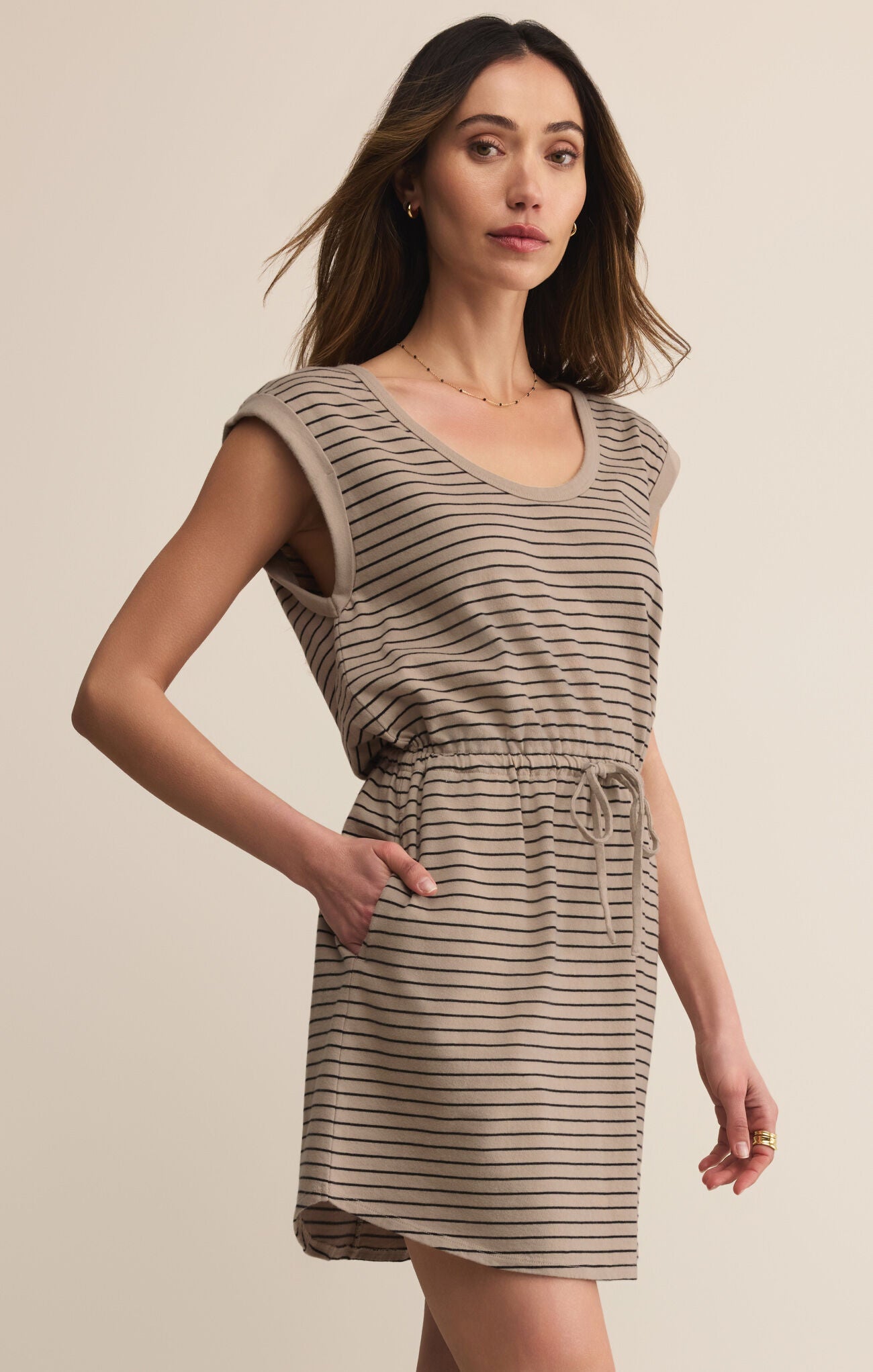 Dayshift Striped Midi Dress