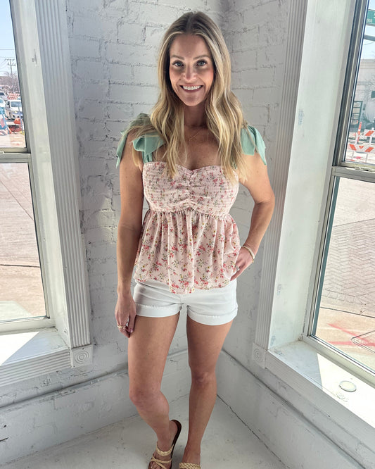 Madi Bow Tie Top