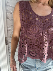 Nina Crochet Tank Top O/S