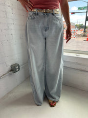 Low Slung Pleat Jean