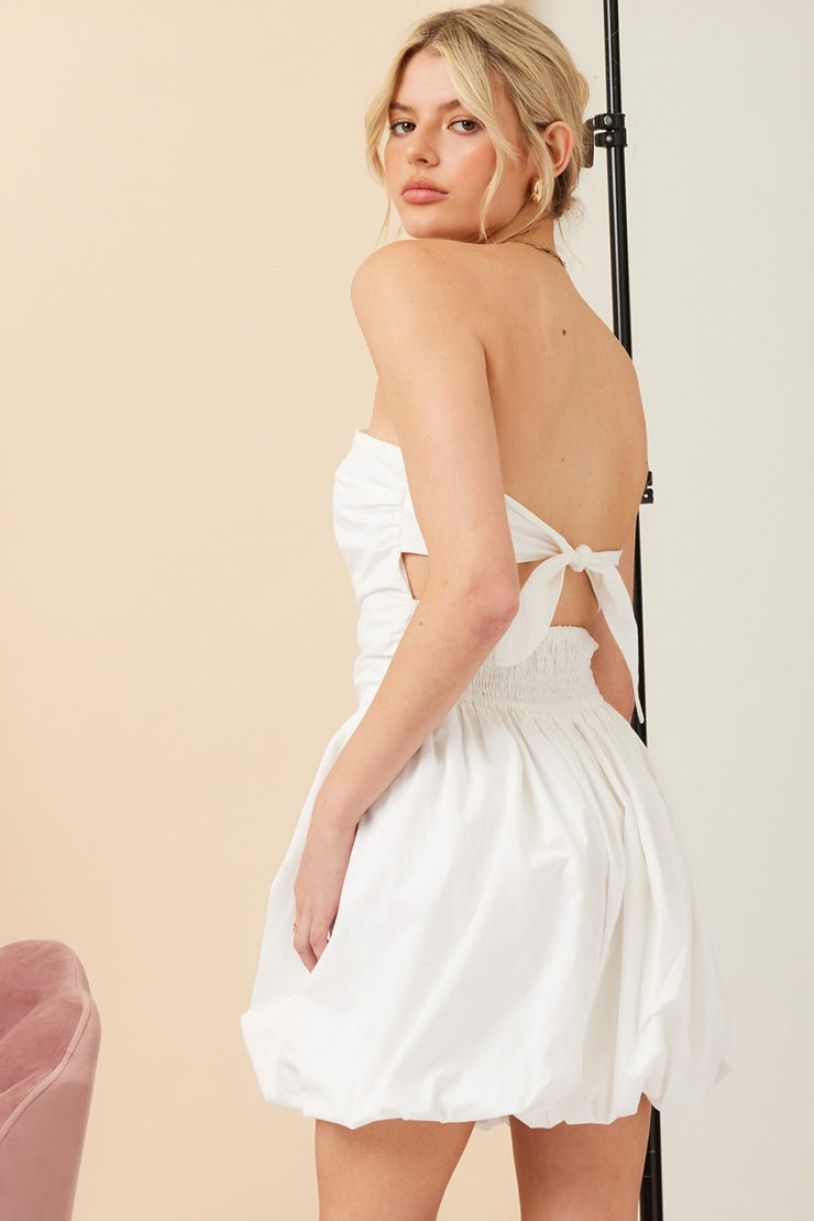 Alyssa Bubble Hem Dress