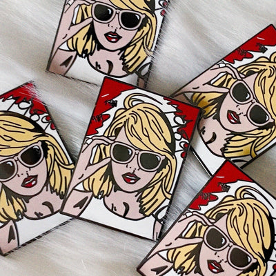 1989 T Swift Pop Art Enamel Pin