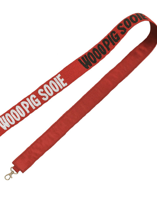 Woo Pig Beaded Purse Strap