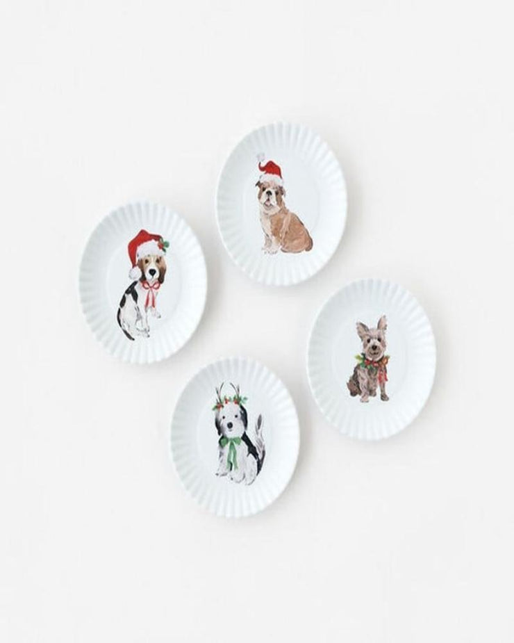 Santa Paws "Paper" Coaster 4pck