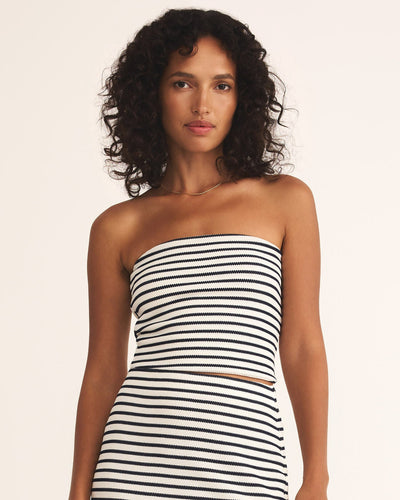 Caffari Stripe Tube Top