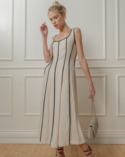 Linen Midi Dress
